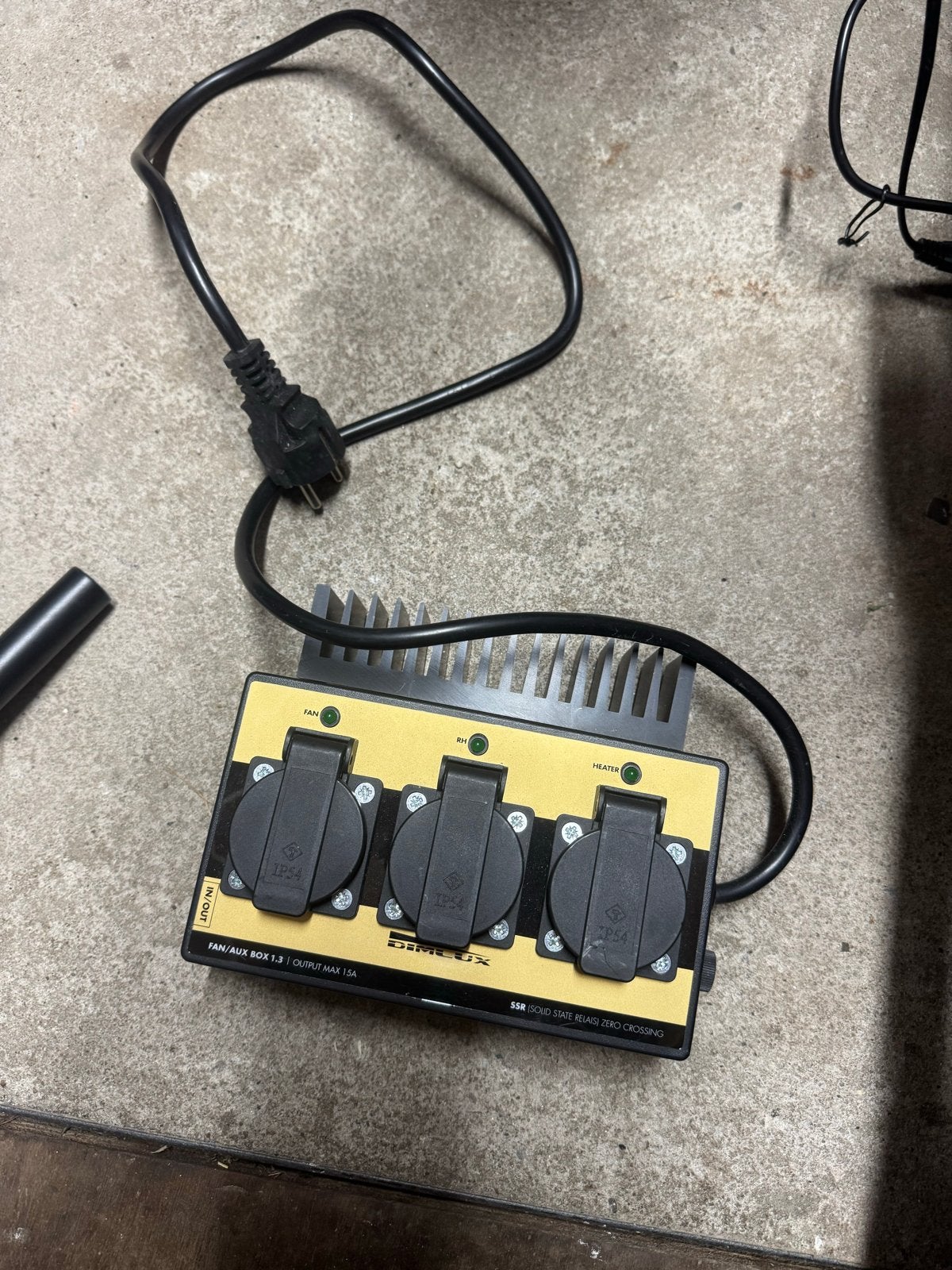 Dimlux Fan/Aux Box 1.3 - Ventilator en Kachel Controller, Ophalen, Gebruikt