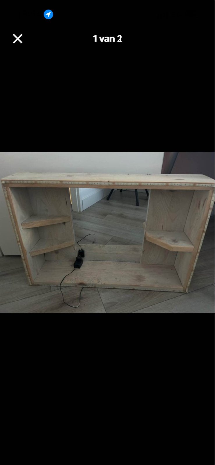 Gratis ophalen make up spiegel met led lampjes, Huis en Inrichting, Woonaccessoires | Spiegels, Ophalen, Rechthoekig, Minder dan 50 cm