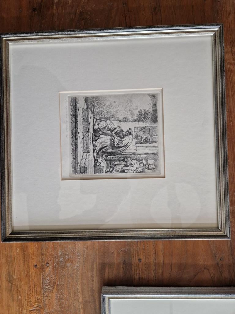 Ets Rembrand (Rembrandmuseum), Antiek en Kunst, Ophalen of Verzenden