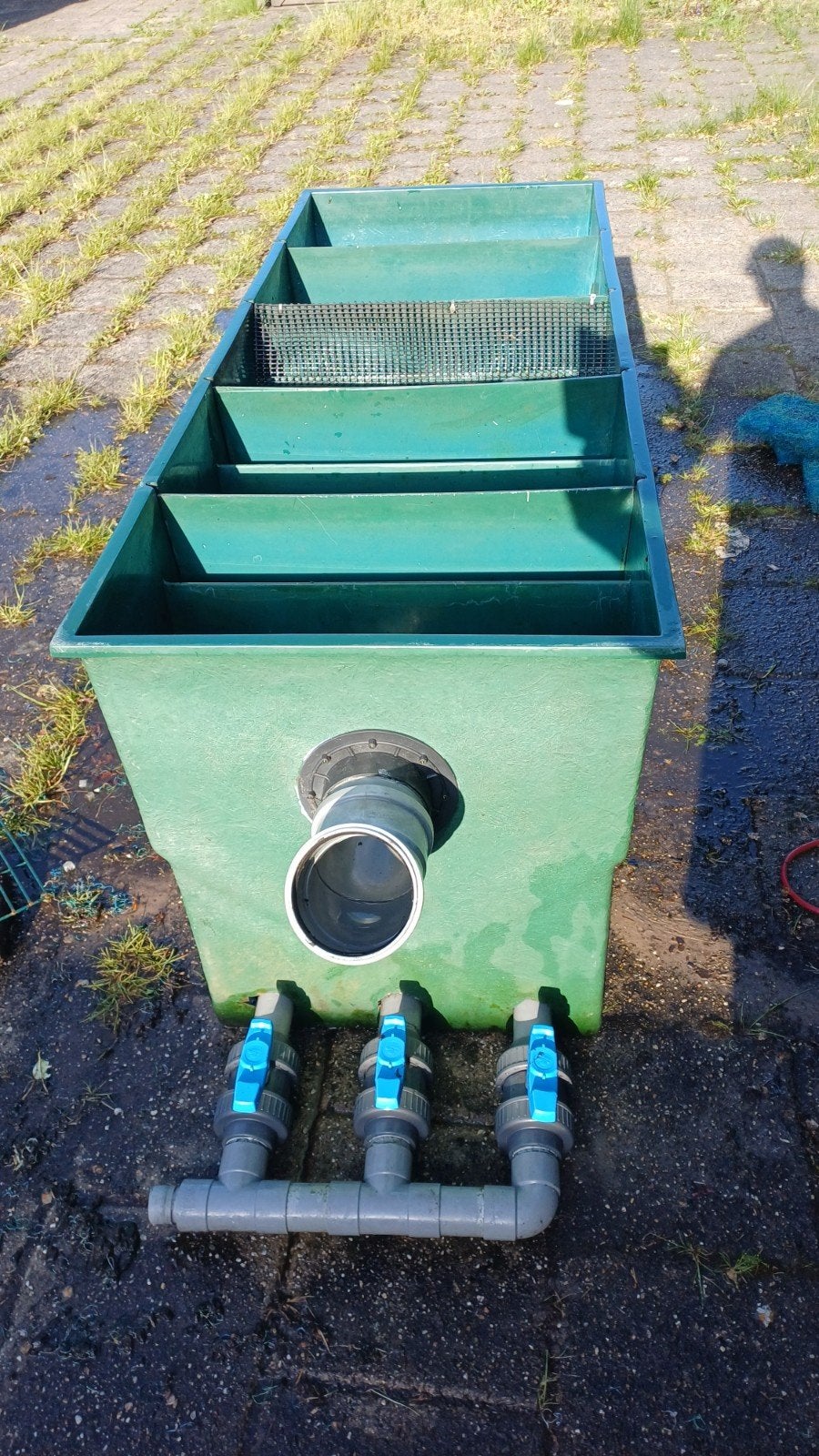 Filter koivijver schoon en compleet, Karper of Koi