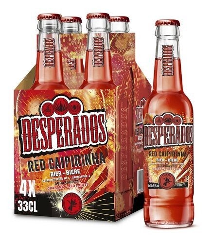 Desperados Red Caipirinha Nieuw 7x 33cl, Verzamelen, Biermerken, Ophalen, Nieuw, Flesje(s), Overige merken