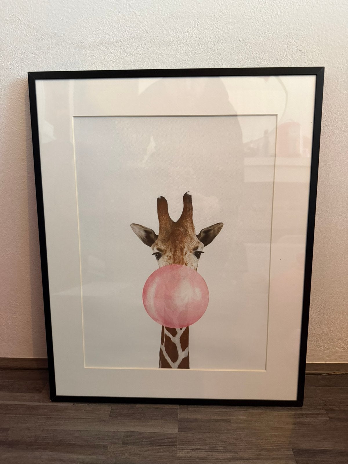 Kinderkamer poster zebra giraf, Ophalen of Verzenden, Zo goed als nieuw, Wanddecoratie