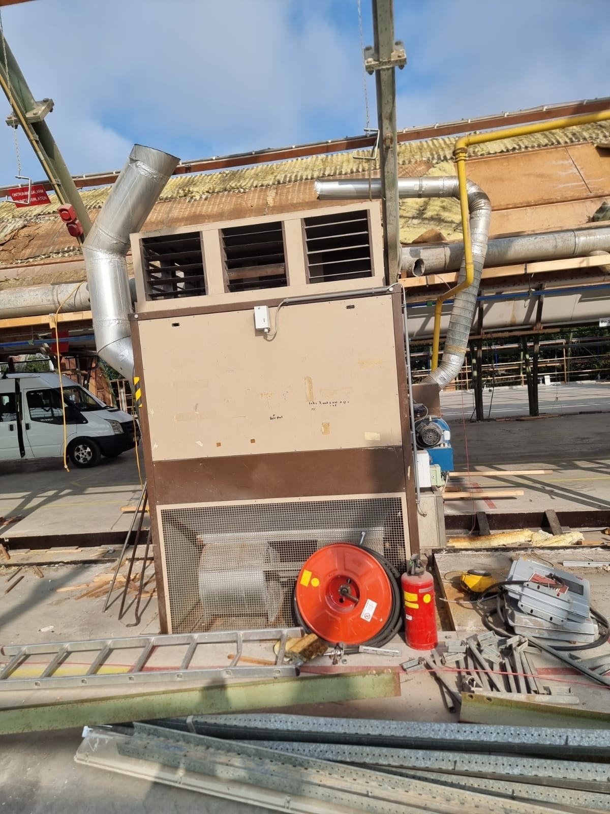 Mark Gasgestookte Luchtverwarmer (Industriële Heater), Ophalen