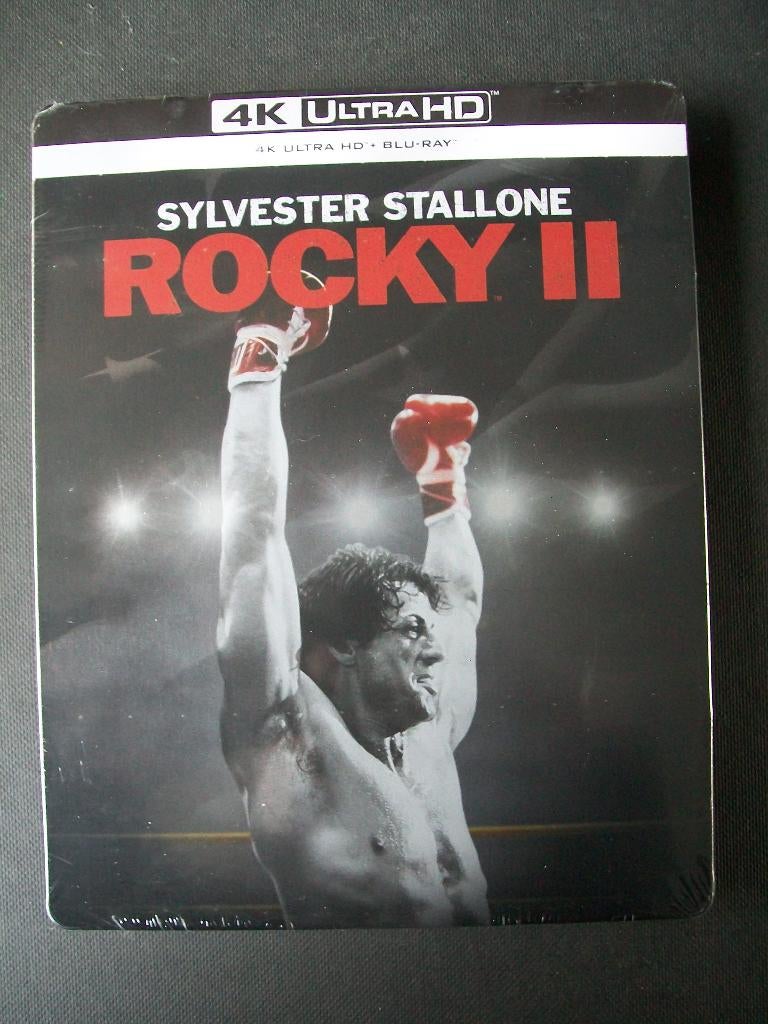 Blu-ray 4K Ultra HD Steelbook Rocky ll (1979) nieuw in seal, Verzenden, Nieuw in verpakking, Actie, Boxset