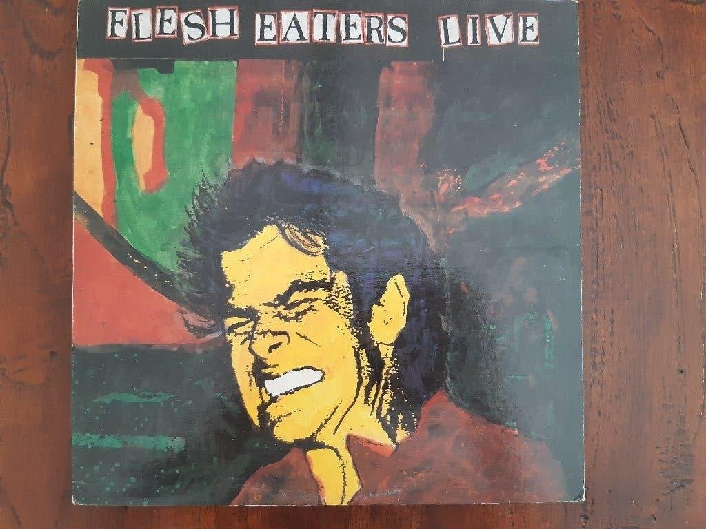 Flesh Eaters - Live, Beschermende buitenhoes, LP, Gebruikt, Ophalen of Verzenden