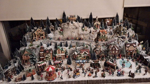 Lemax kerstdorp, Ophalen, Gebruikt