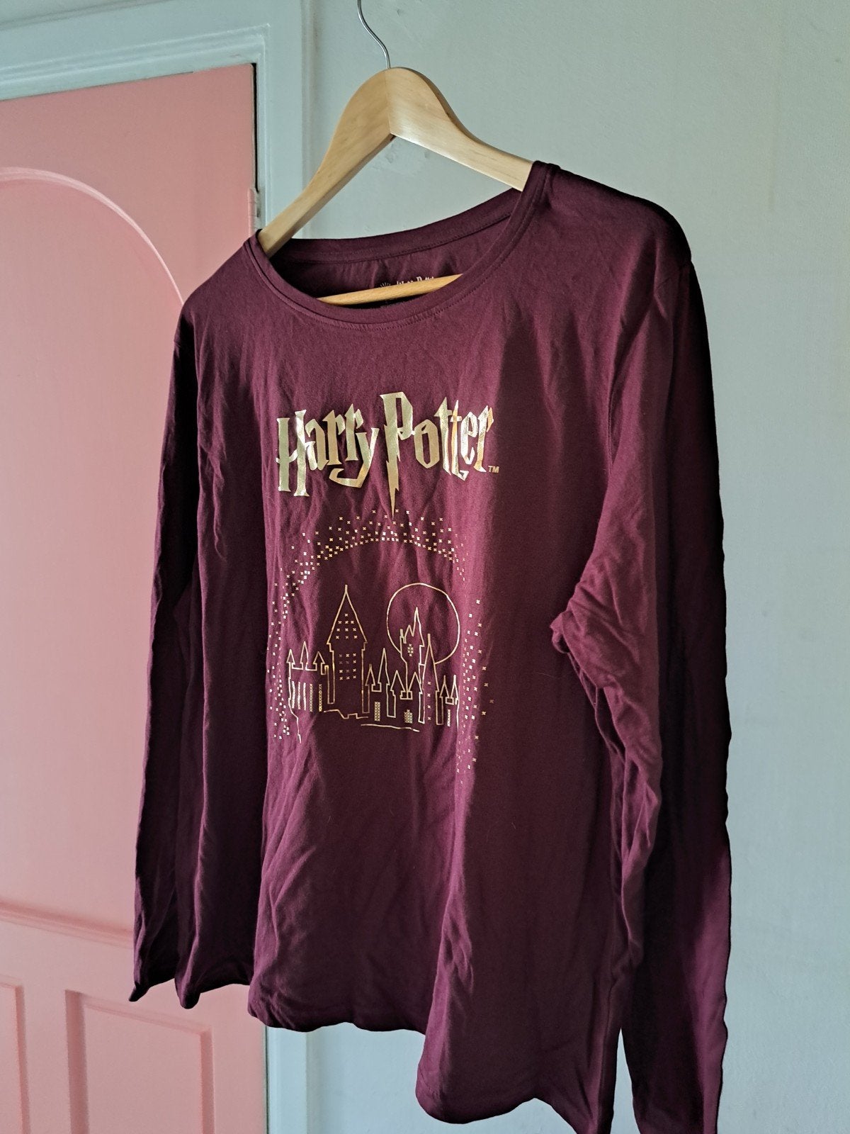 Harry Potter T-shirt met lange mouwen, Maat 42/44 (L), Ophalen of Verzenden, Lange mouw, Harry Potter