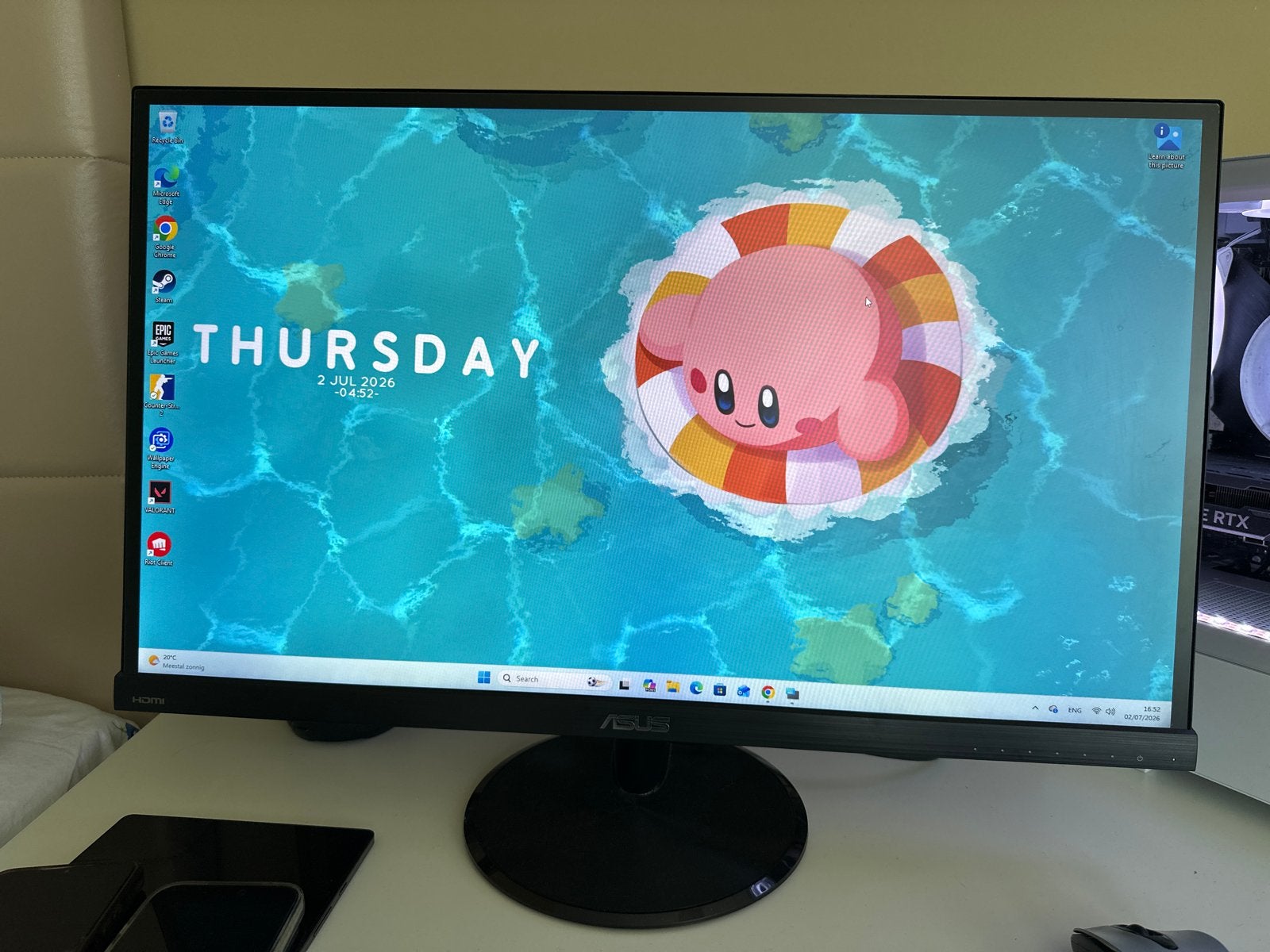 ASUS VC279HE 27 inch Full HD Monitor - HDMI, 70 Hz, Ophalen, HDMI, Full HD, Zo goed als nieuw