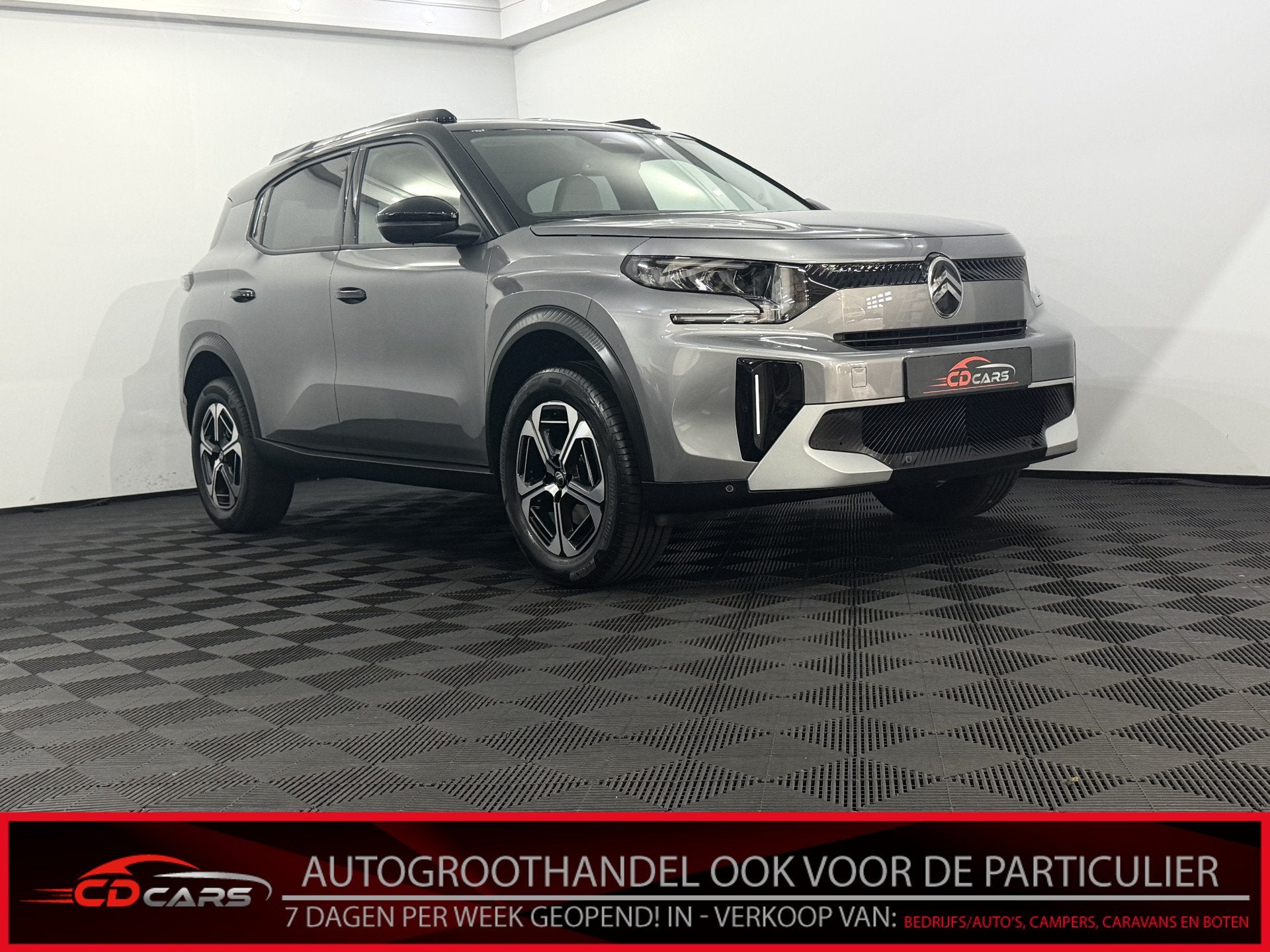 Citroën C3 Aircross 1.2 Hybrid 145pk Max Camera, Navi, Appl, Gebruikt, 1199 cc, Leder en Stof, Bedrijf