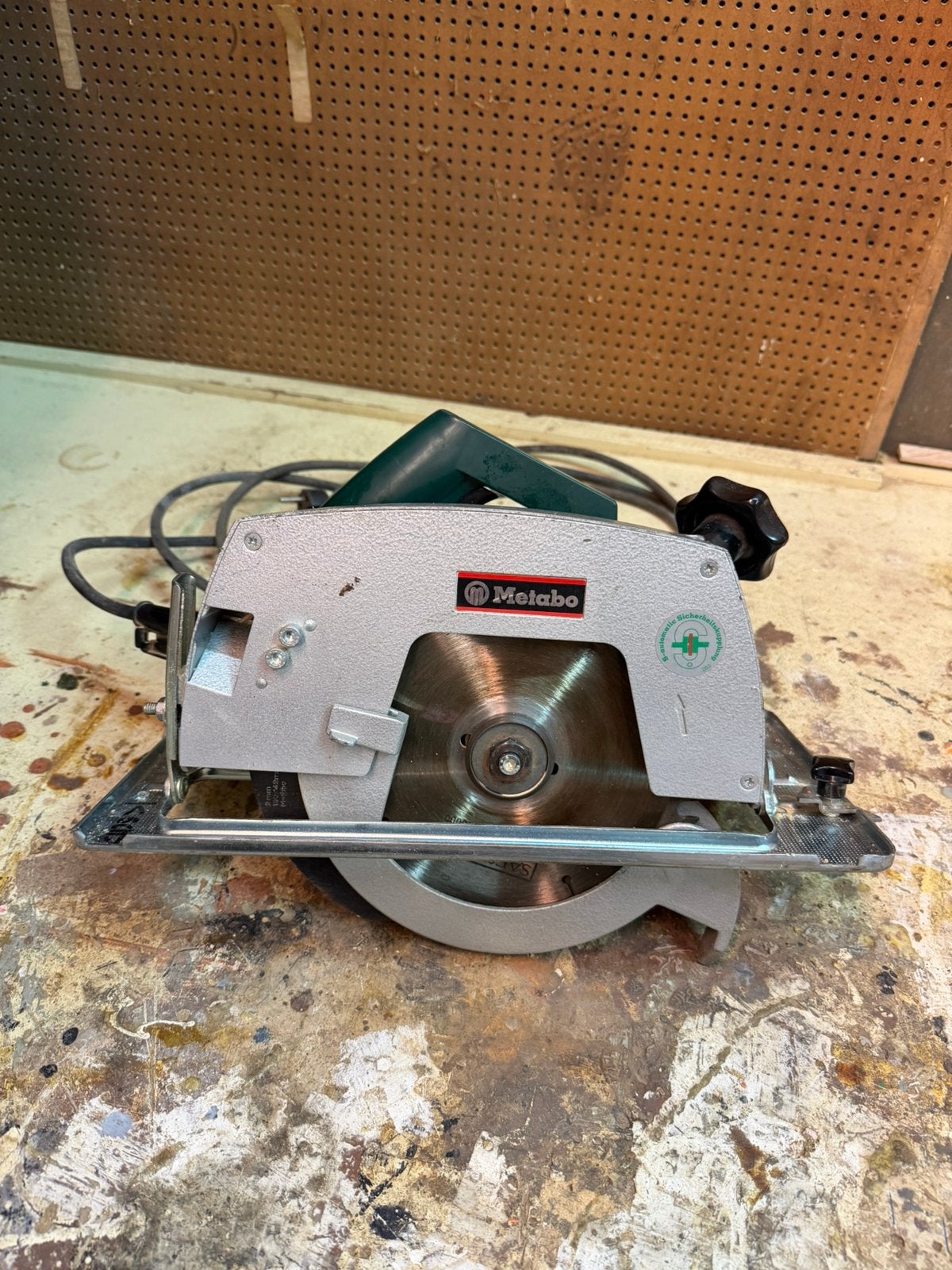 Metabo Ks 65 S Cirkelzaag (incl. houten kist), Ophalen, Zo goed als nieuw, 600 tot 1200 watt, Cirkelzaag