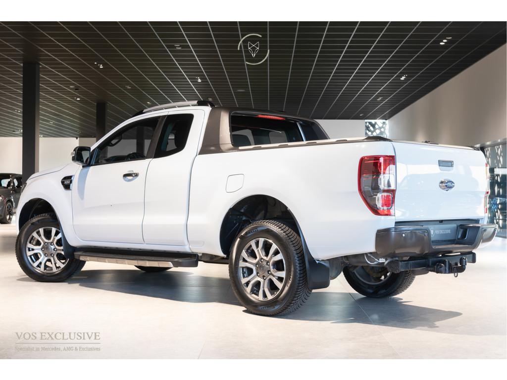 Ford Ranger 3.2 TDCi 4x4 Wildtrak Supercab 18''|Verw-stln|Ca, Auto's, Gebruikt, Euro 6, Wit, Vierwielaandrijving