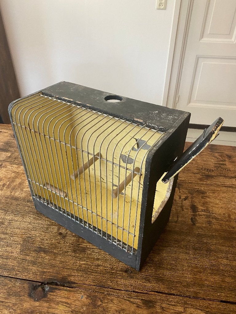 Brocante oude vogelkooi (en), Ophalen of Verzenden