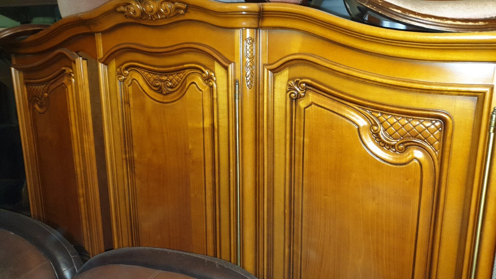 Kersenhouten slaapkamer set - Klassiek en elegant, Ophalen, Gebruikt, Tweepersoons, Klassiek, Barok, Elegant