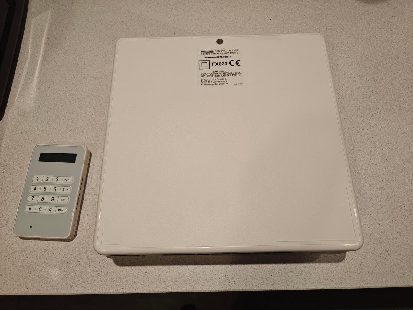 Honeywell FX020 Alarmsysteem met bedieningspaneel, Ophalen of Verzenden, Compleet systeem, Afstandsbediening, Beweging