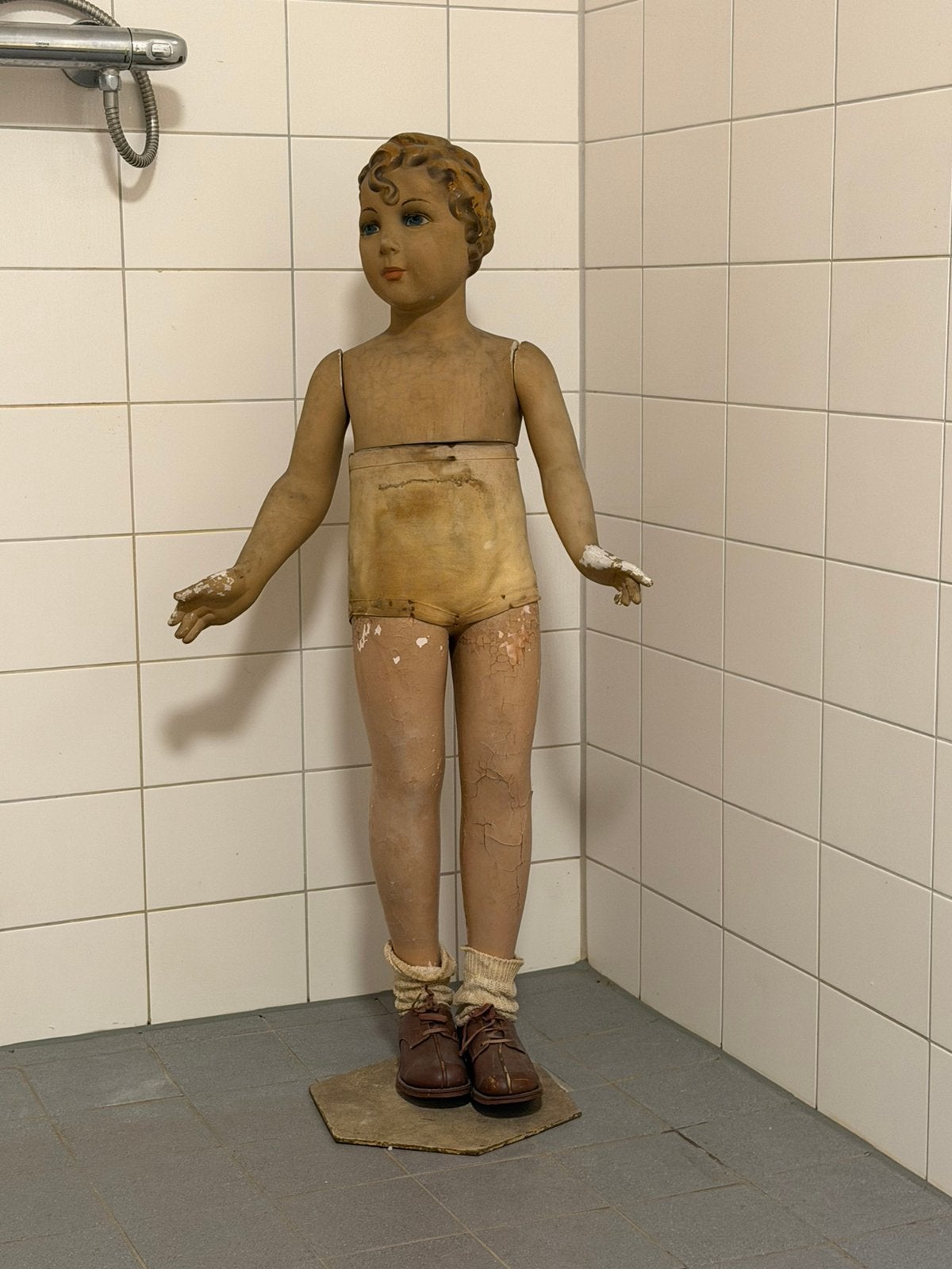 Antieke Siegel Paris etalagepop, Antiek en Kunst, Curiosa en Brocante, Ophalen