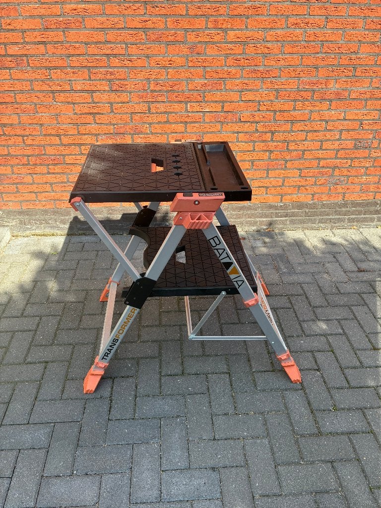 Batavia opvouwbare werkbank / werkplatform -  Transformer, Ophalen, Zo goed als nieuw, Minder dan 70 cm, Inklapbaar
