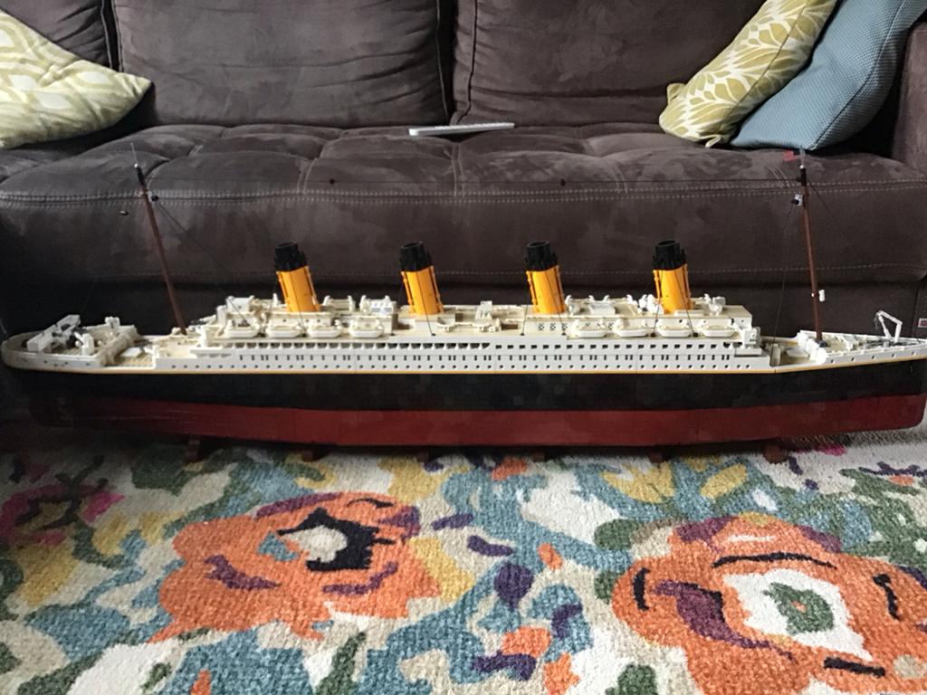 LEGO Titanic 10294 met reserve onderdelen, Kinderen en Baby's, Ophalen of Verzenden, Zo goed als nieuw, Overige merken