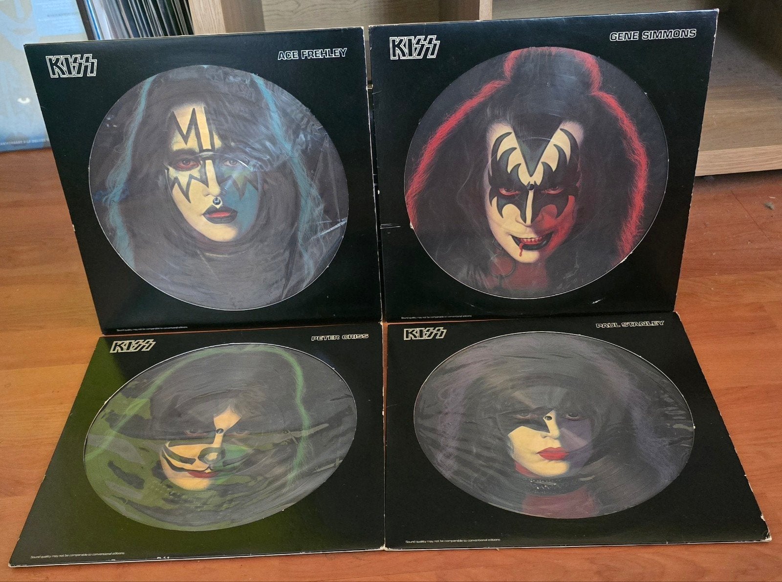 KISS SOLO ALBUM PICTURE DISC VIER LP, Ophalen of Verzenden, Zo goed als nieuw, 12 inch, Overige genres