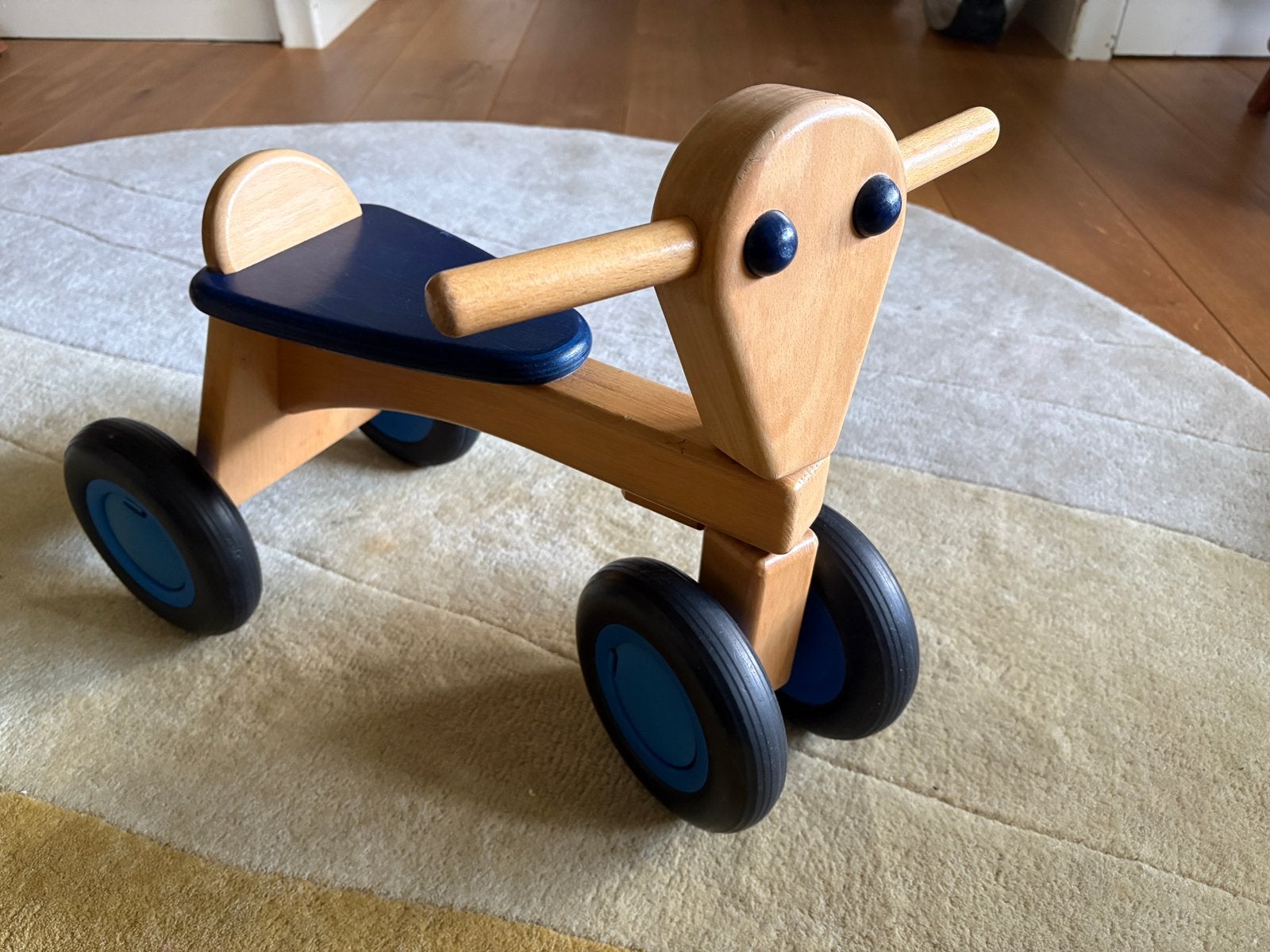 Van Dijk Toys Berken Houten loopfiets, Ophalen, Zo goed als nieuw