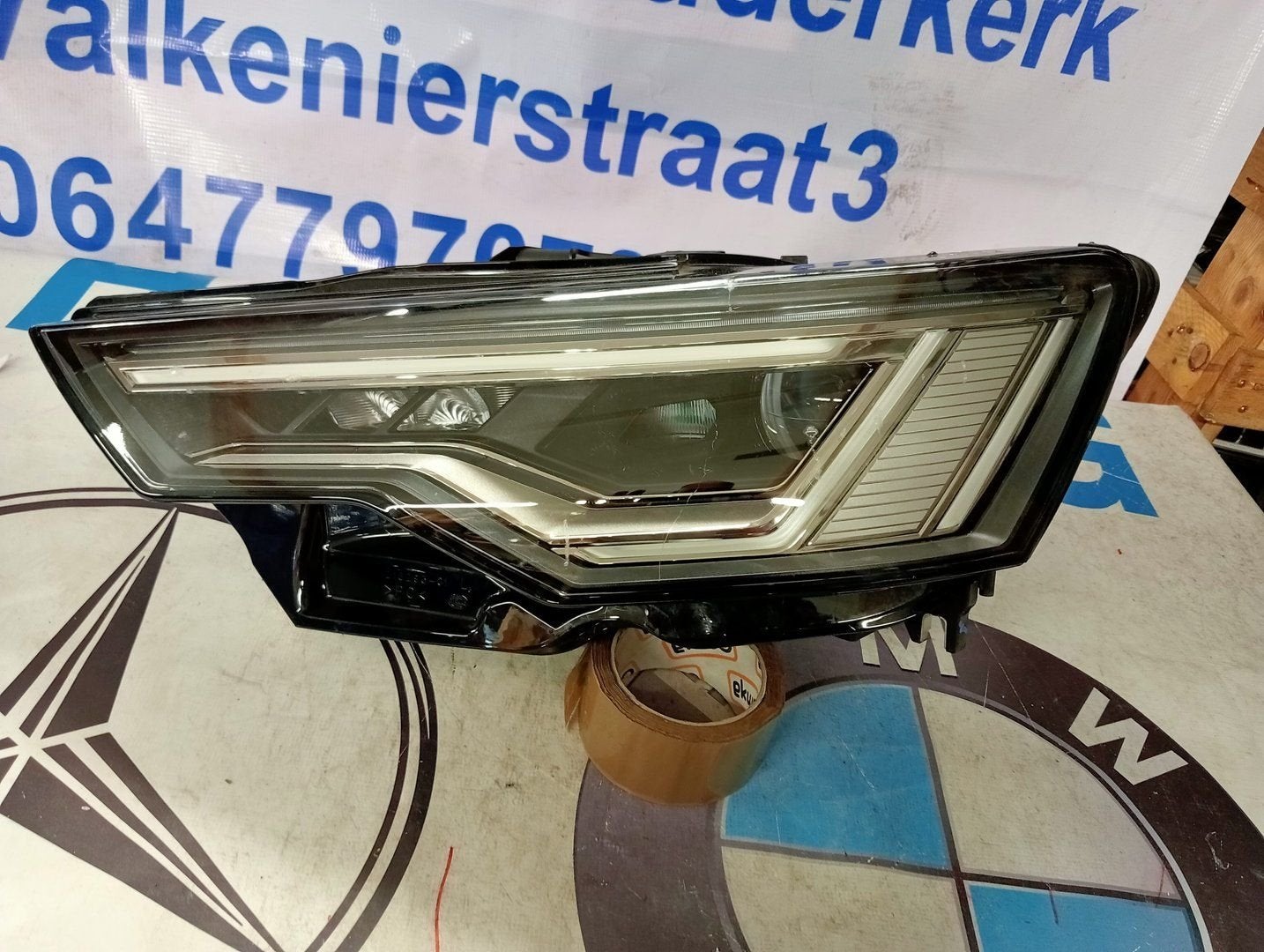 Audi A6 4K Matrix Koplamp Links 4k0941039, Auto-onderdelen, Verlichting, Audi, Gebruikt, Ophalen of Verzenden