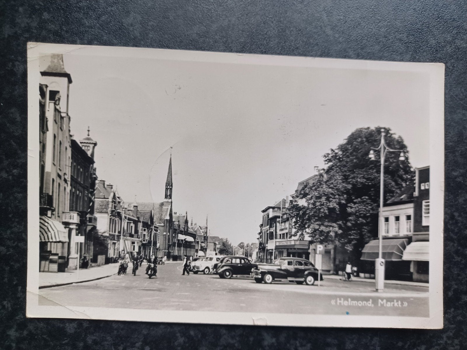 Helmond Markt 1955, Ophalen of Verzenden, 1940 tot 1960, Gelopen, Noord-Brabant