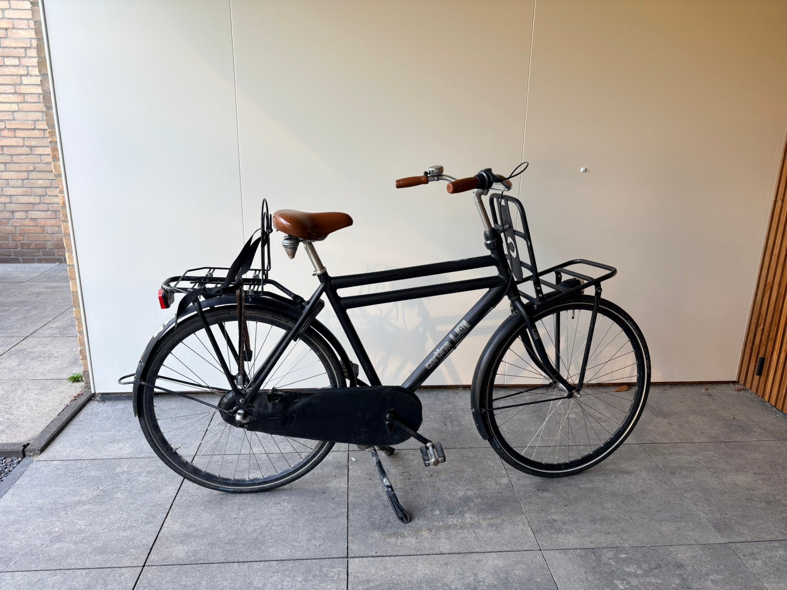 Cortina U4 transportfiets heren, Terugtraprem, Gebruikt, Versnellingen, 53 tot 57 cm