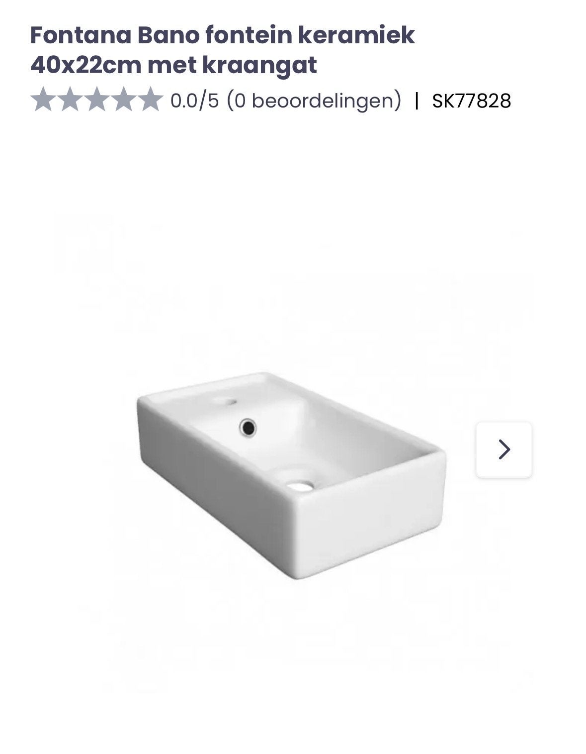 Nieuwe wasbak en voorgemonteerd badkamermeubel, Ophalen, Nieuw, Steen, Toilet