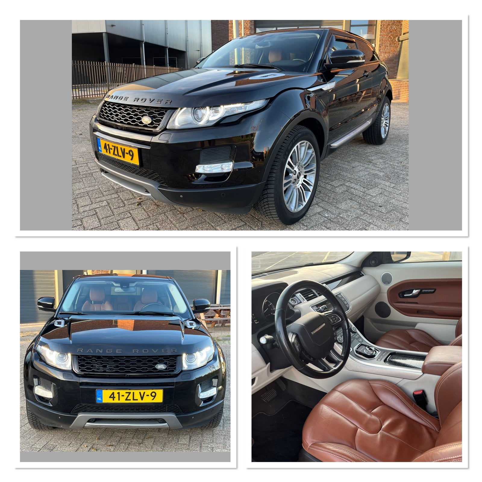 ✅Range Rover Evoque SI4 4WD Coupé AUTO|LEER|19”LMV|MERIDIAN, Auto's, Automaat, Euro 5, 4 cilinders, Zwart