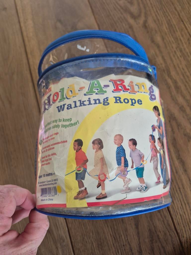 Hold-A-Ring Walking Loop / Evacuatiekoord Kinderopvang, Kinderen en Baby's, Speelgoed | Overig, Jongen of Meisje, Ophalen of Verzenden