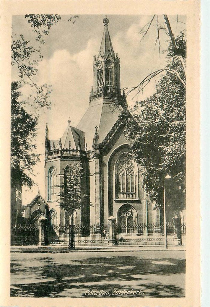388-217-041 Rotterdam Zuiderkerk, Verzenden, Voor 1920, Zuid-Holland