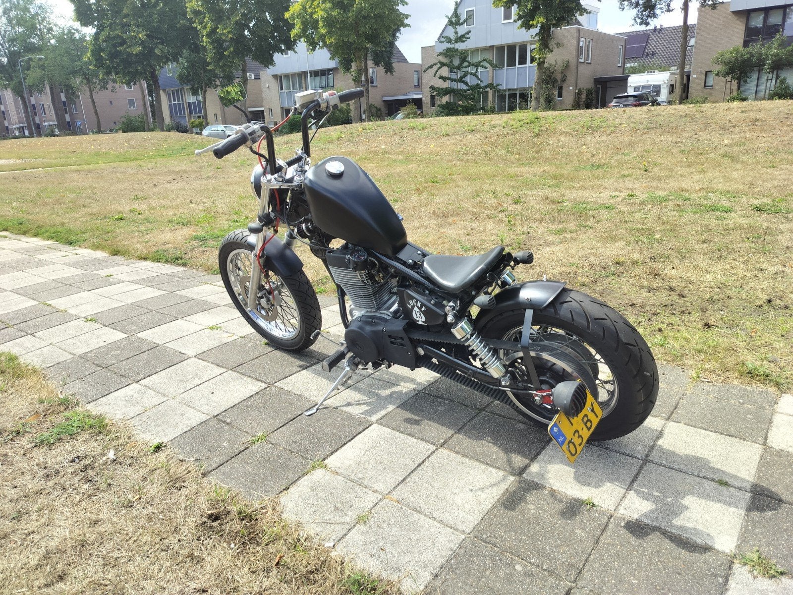 Suzuki ls650 savage bobber, Motoren, Ophalen, Gebruikt