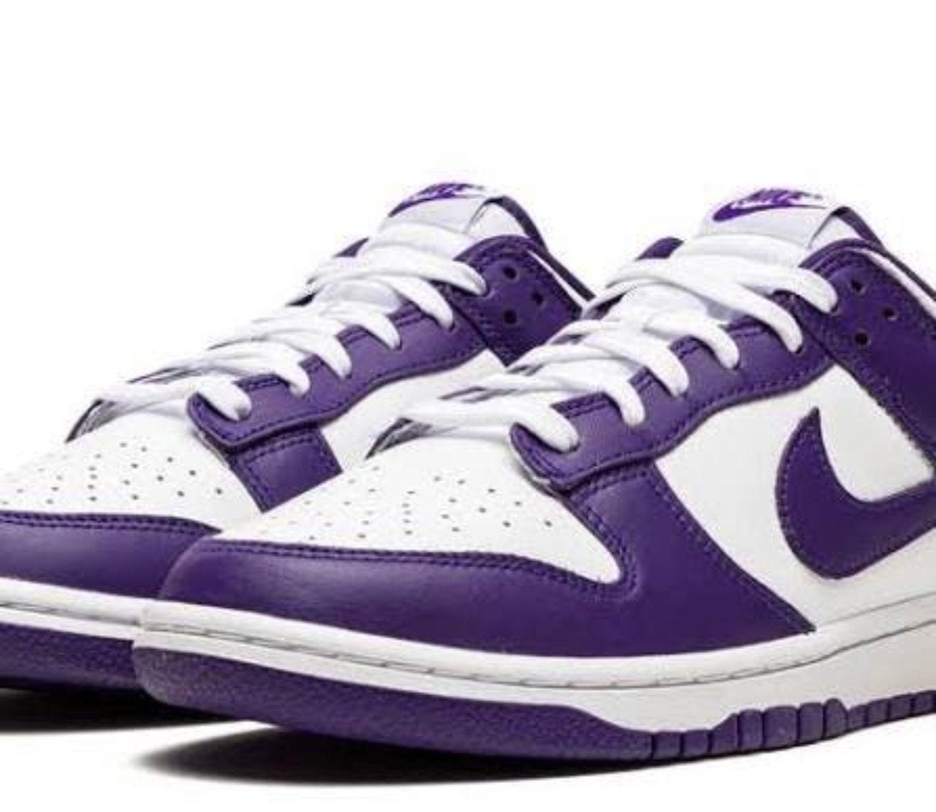 Nike Dunk Low Retro White Court Purple - Maat 45, Ophalen of Verzenden, Nieuw, Overige kleuren, Sneakers of Gympen