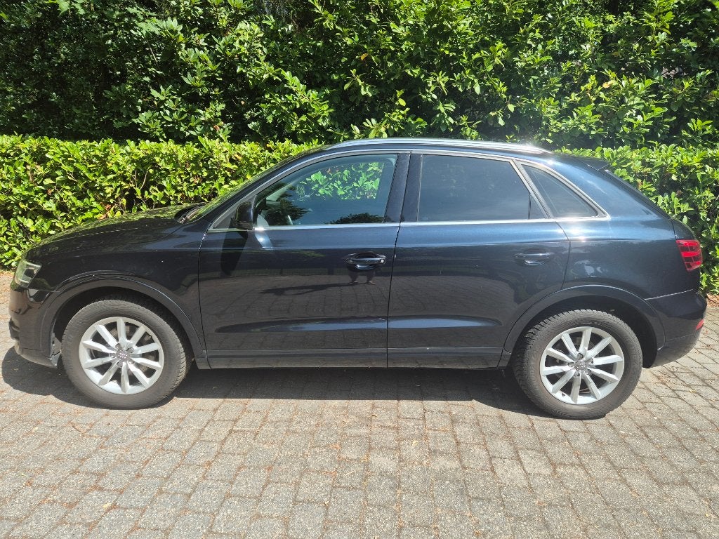 Audi Q3 2.0TFSI Automaat Quattro 125KW S-tron 2012 Blauw, 4 cilinders, Blauw, Leder, Bruin