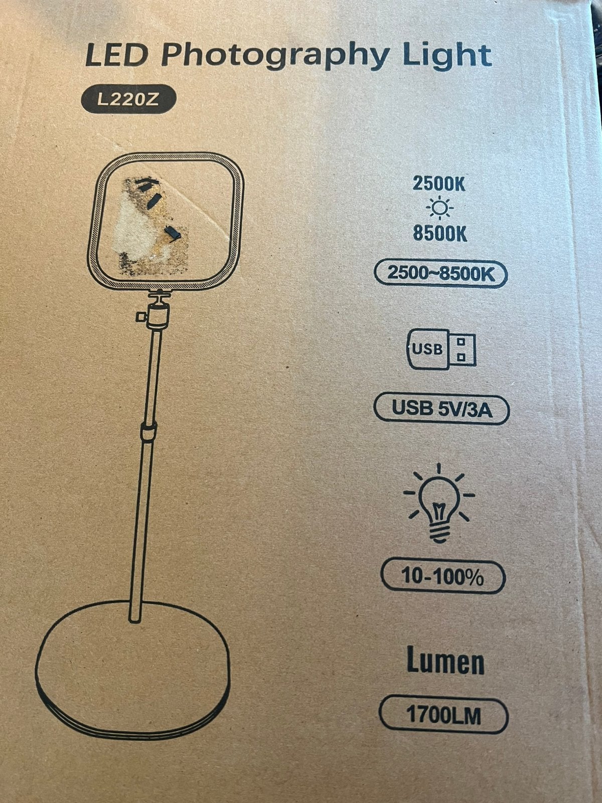 L220Z LED Photography & Video Light with Adjustable Stand, Ophalen of Verzenden, Zo goed als nieuw, 250 meter of meer