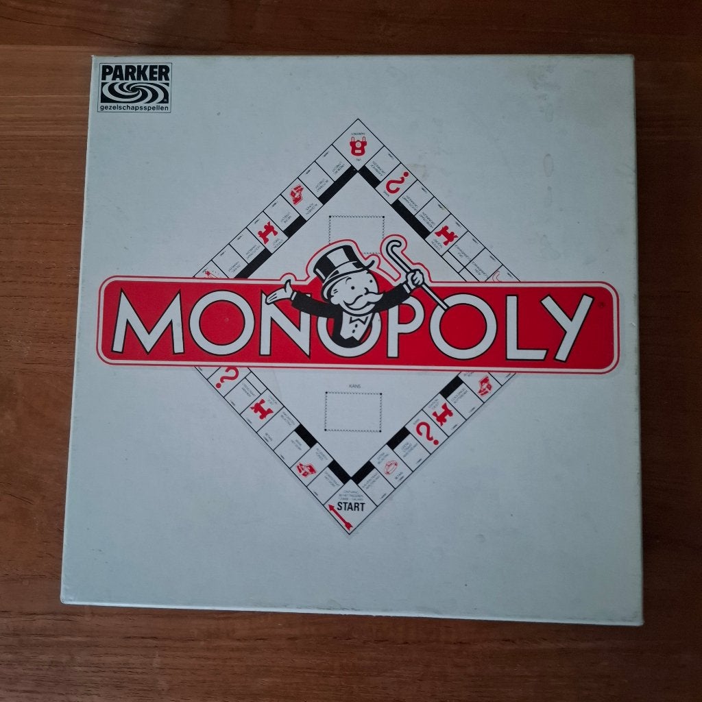 Monopoly, in guldens, Vijf spelers of meer, Ophalen of Verzenden, Zo goed als nieuw, Parker