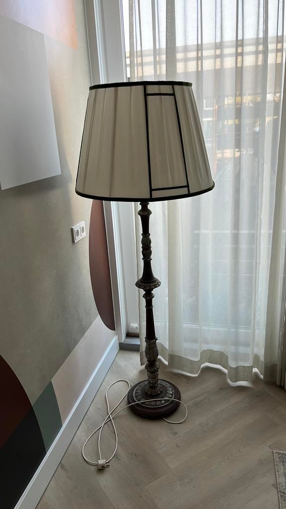 Staande lamp, Gebruikt, Ophalen of Verzenden, Belle epoque, 150 tot 200 cm