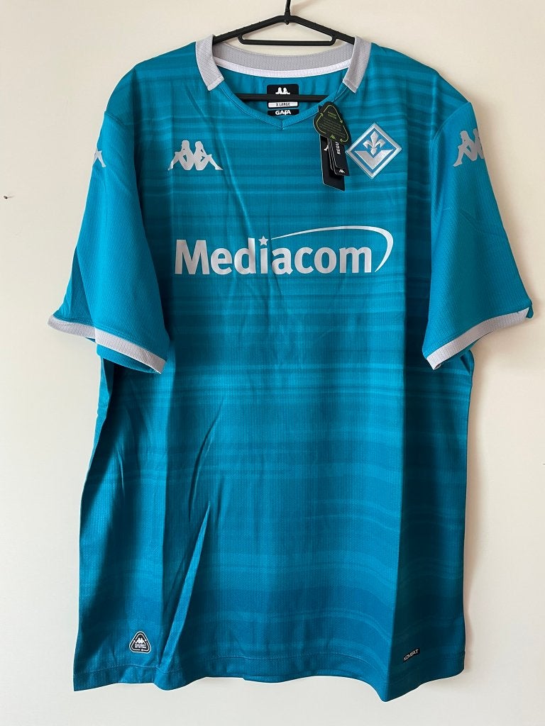 AFC Fiorentina Kappa Voetbalshirt Maat XL Nieuw 25/26 Third, Kappa, Voetbal, Verzenden, Blauw
