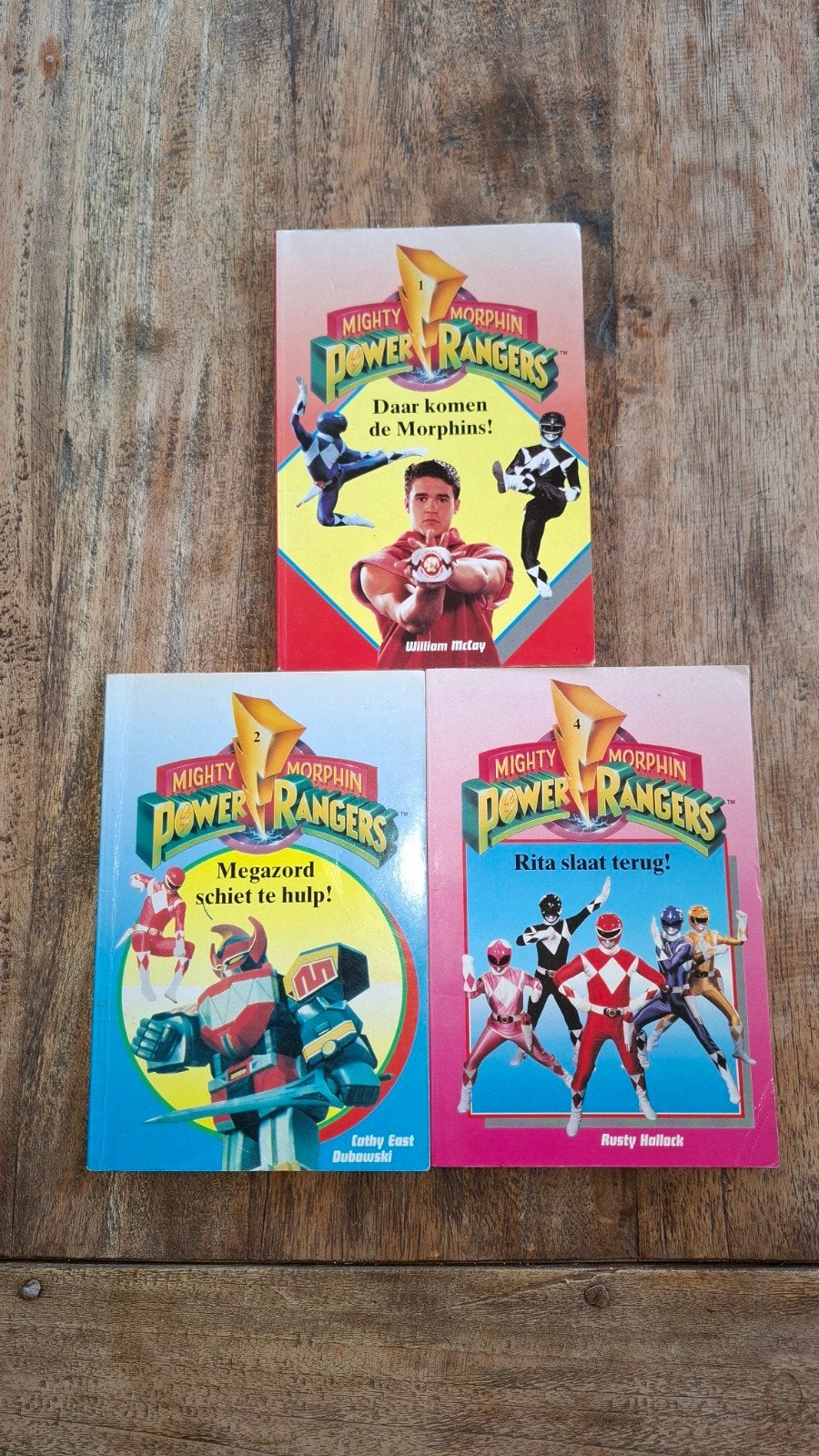 Power Rangers Boeken - Set van 3, Boeken, Ophalen of Verzenden, Gelezen, Diverse auteurs, Fictie algemeen
