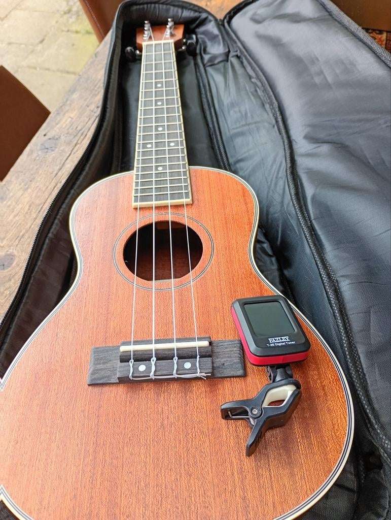 Nog nieuwe ukelele in tas beginnerset, Ophalen, Nieuw, Klassieke of Spaanse gitaar
