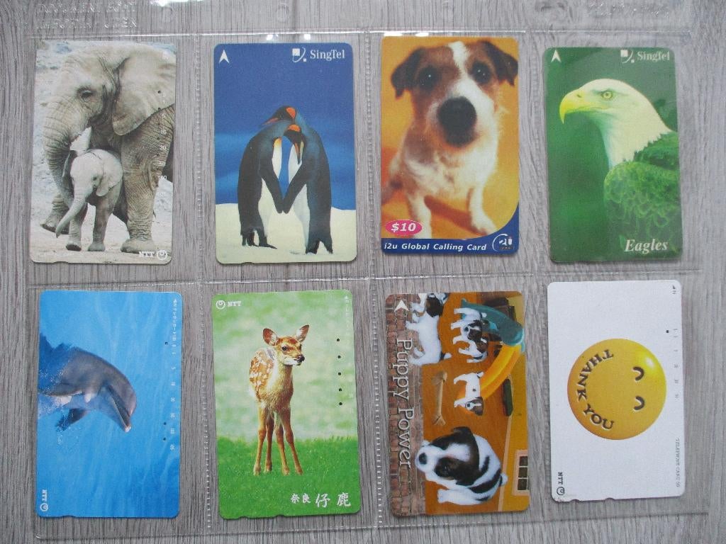 Telefoonkaarten dieren + smiley, Verzamelen, Ophalen of Verzenden