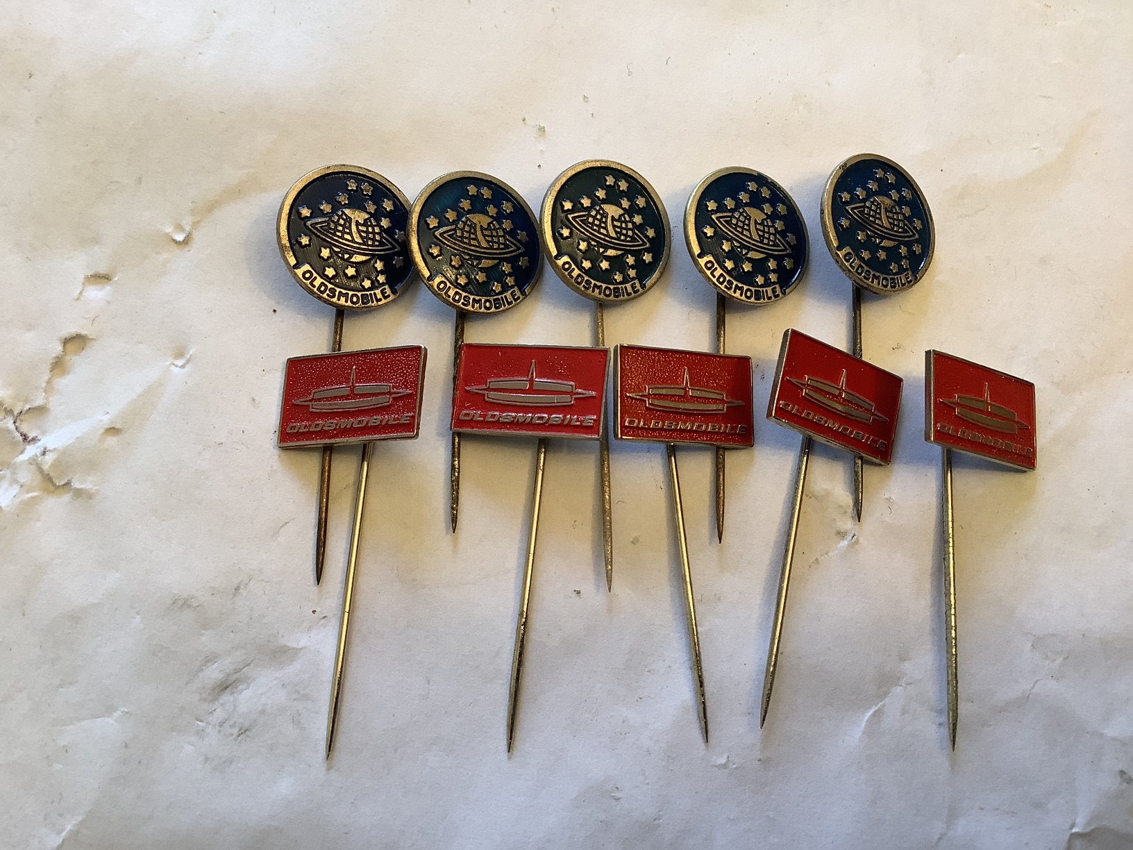 10 speldjes Oldsmobile, Ophalen of Verzenden, Gebruikt, Overige onderwerpen