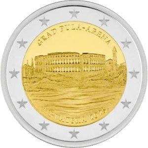 Kroatië 2 euromunt 2025 - Amphitheater Pula - UNC, NOG MAAR, Verzenden, Overige landen, 2 euro, Losse munt