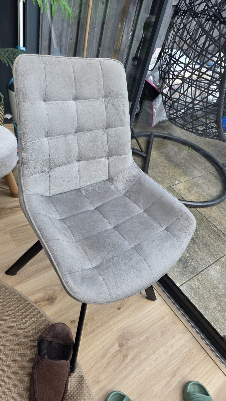 4 stoelen, Ophalen of Verzenden, Zo goed als nieuw, Kunststof