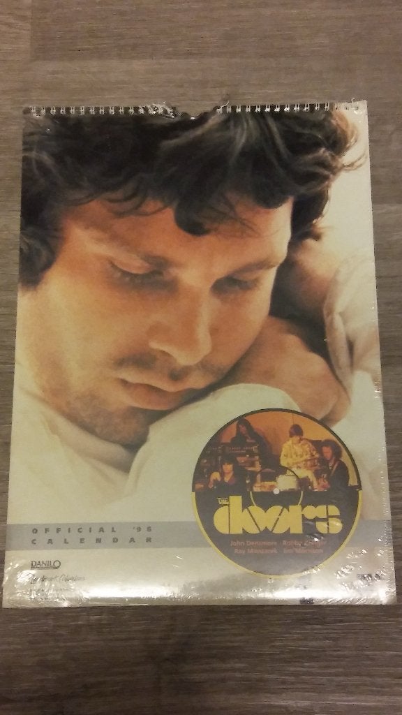 Jim Morrison The Doors band artiest vintage 1996 kalender, Ophalen of Verzenden, Zo goed als nieuw, Overige typen