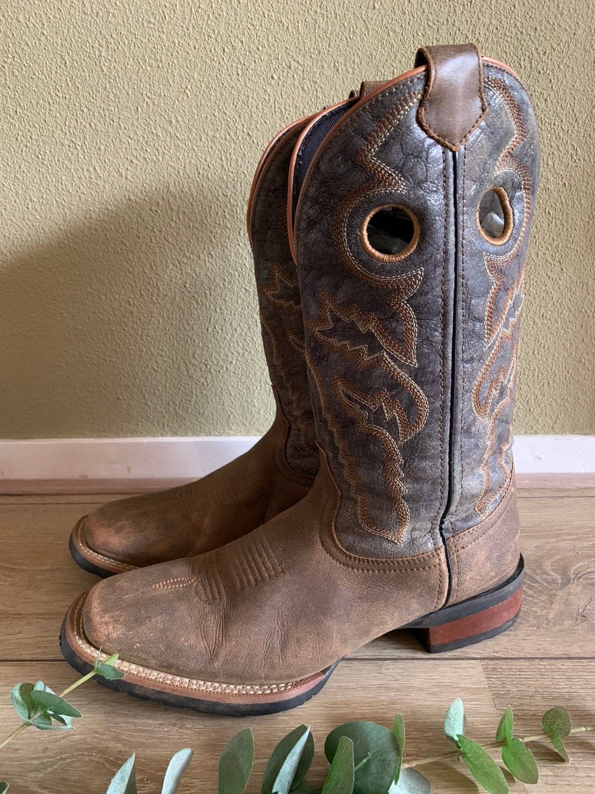 Laredo square toe 42 43 western boots cowboylaarzen, Kleding | Heren, -, Boots, Ophalen of Verzenden, Zo goed als nieuw