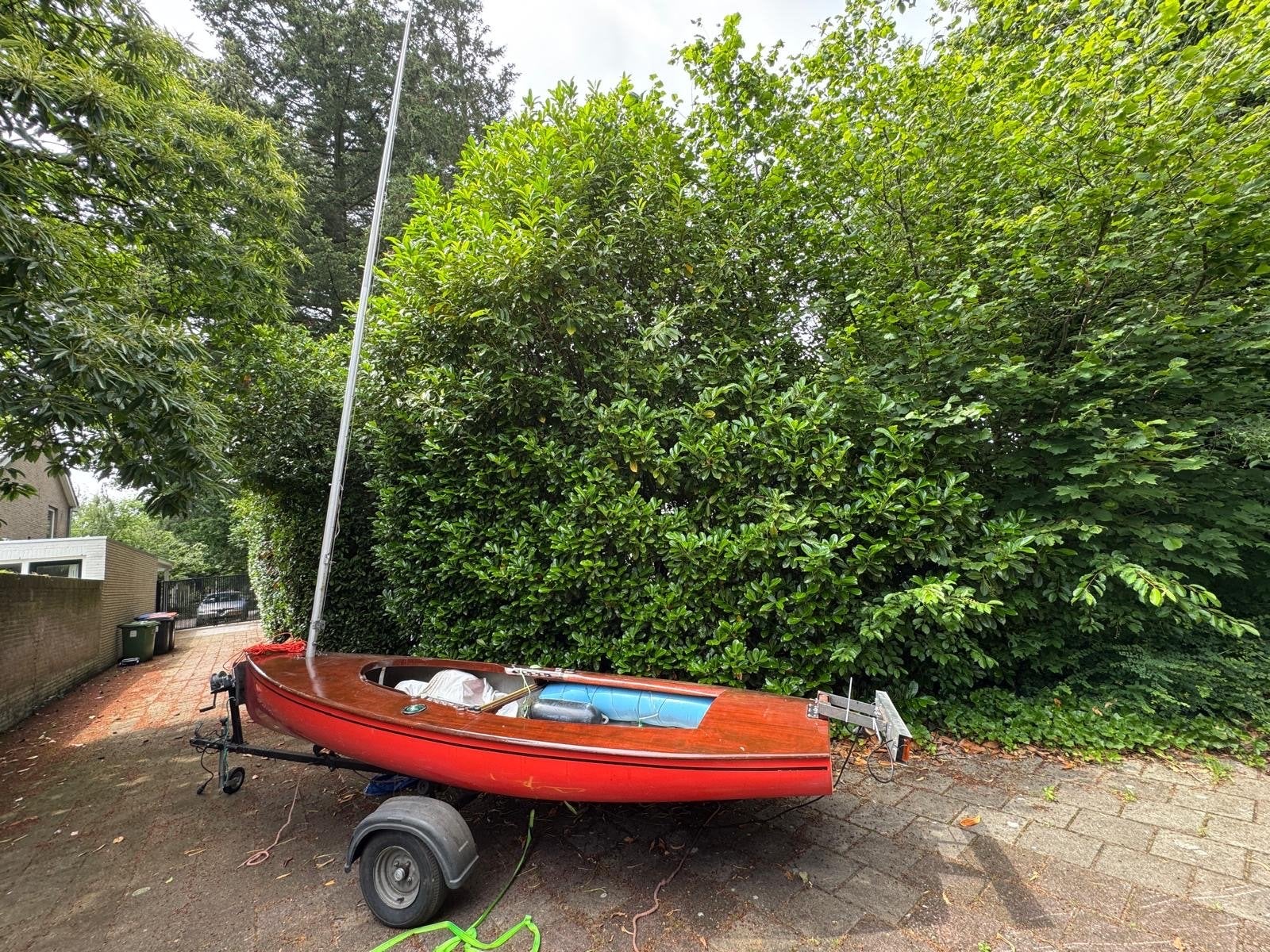 Mooie complete Finn Jol zeilboot 4,5 meter met trailer, Ophalen, Overige merken, Gebruikt, Open zeilboot