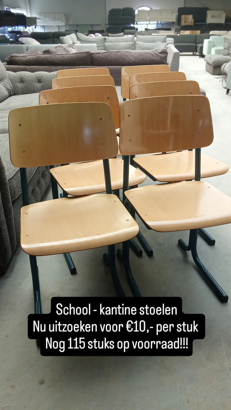 115 stuks stoelen gehele partij voor €850,-, ., Ophalen of Verzenden, Zo goed als nieuw, .