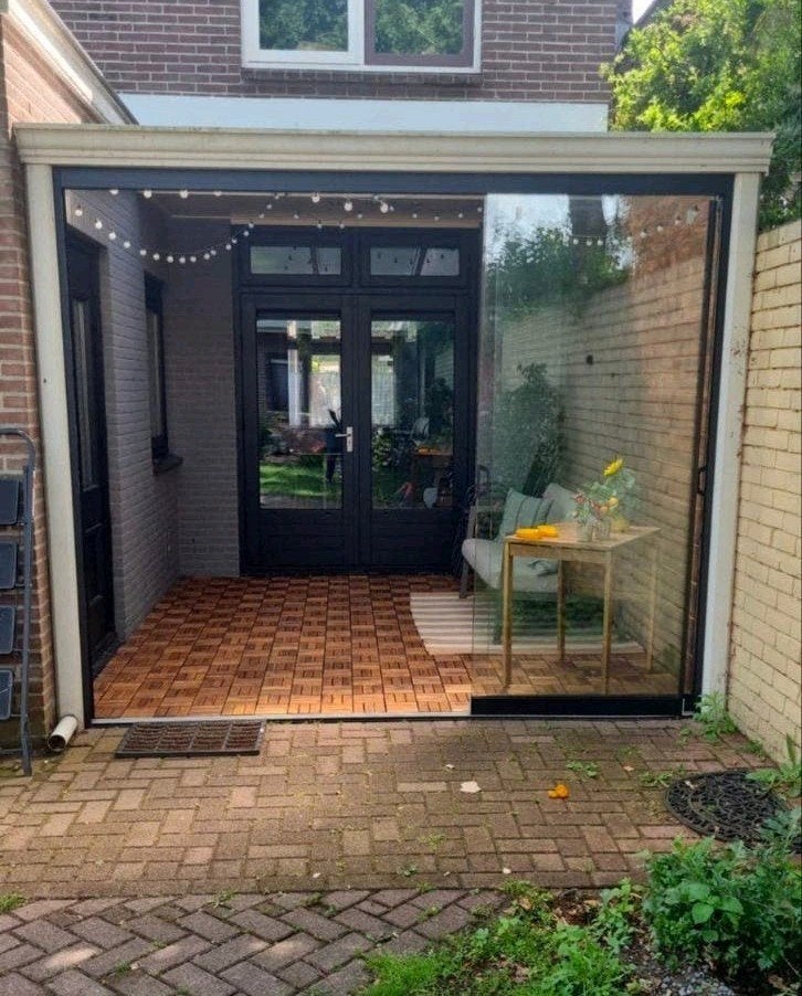 Glazen schuifwanden, Tuin en Terras, Ophalen of Verzenden, Nieuw, Veranda