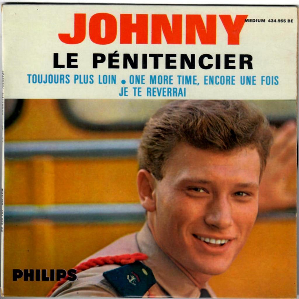 2814 Johnny Hallyday - Le pénitencier (EP - kopie hoes), Gebruikt, 7 inch, Ophalen of Verzenden, Pop