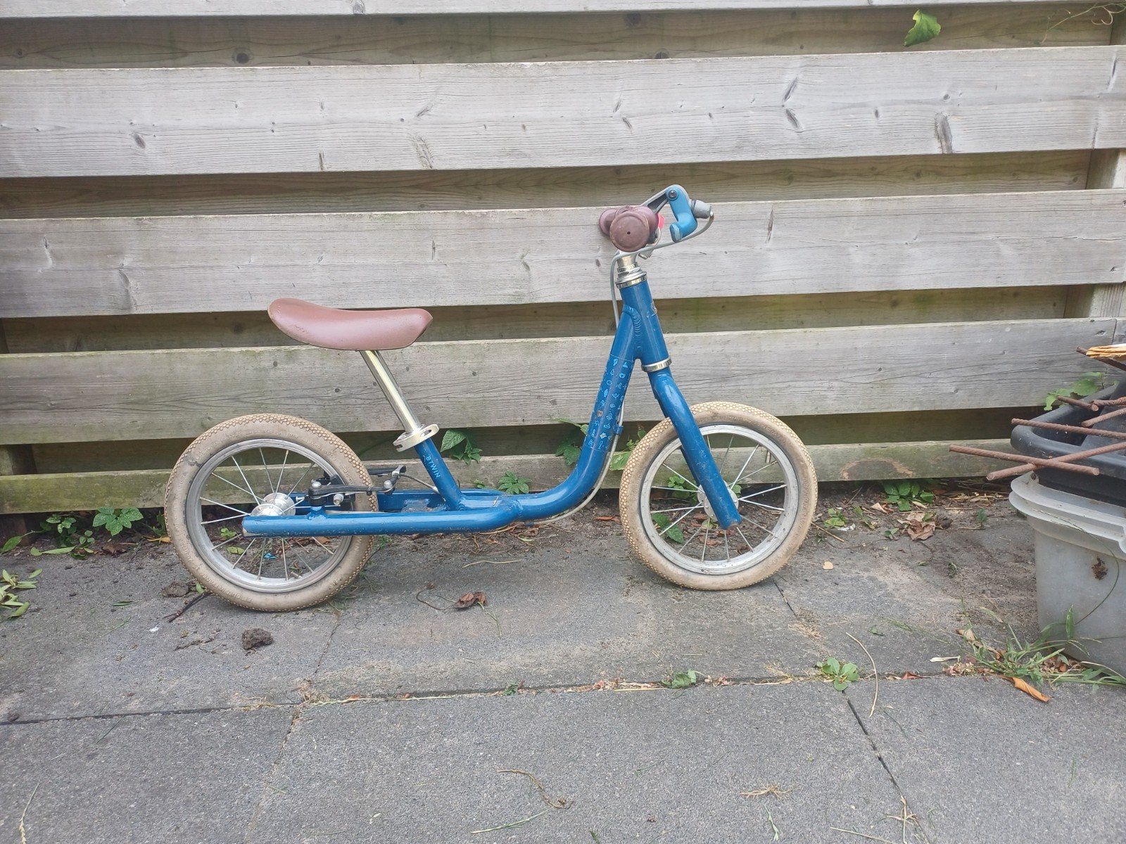 loopfiets blauw, Ophalen, Gebruikt, Velgrem, Minder dan 16 inch